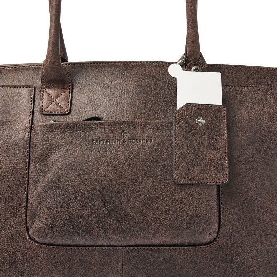 Castelijn & Beerens Carisma Sac à bandoulière RFID en cuir 38 cm Compartiment pour ordinateur portable