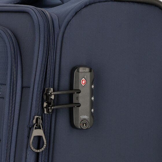d&n Travel Line 9704 4 roues Valise cabine S 55 cm avec soufflet d'extension