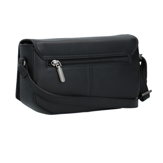 Burkely Nocturnal Nova Sac à bandoulière Cuir véritable 20 cm