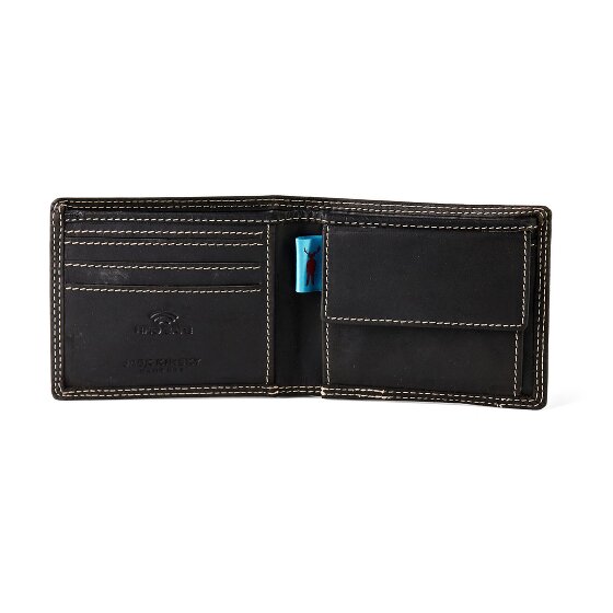 Jack Kinsky Baltimore 109 Porte-monnaie Protection RFID Cuir 12 cm