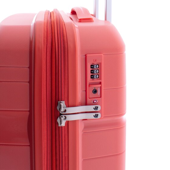 Gladiator 3800 4 roulettes Trolley de cabine 55 cm avec soufflet d'extension