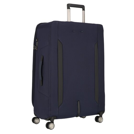 Piquadro Brief 4 roulettes Trolley 78 cm avec soufflet d'extension