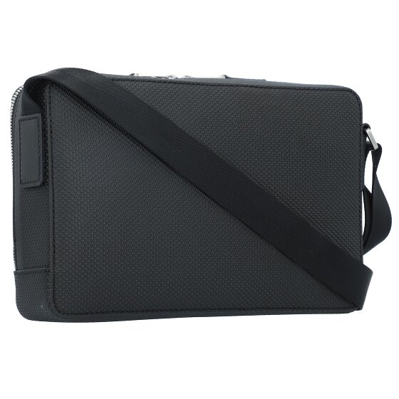 Lacoste Chantaco Sac à bandoulière Cuir véritable 26 cm