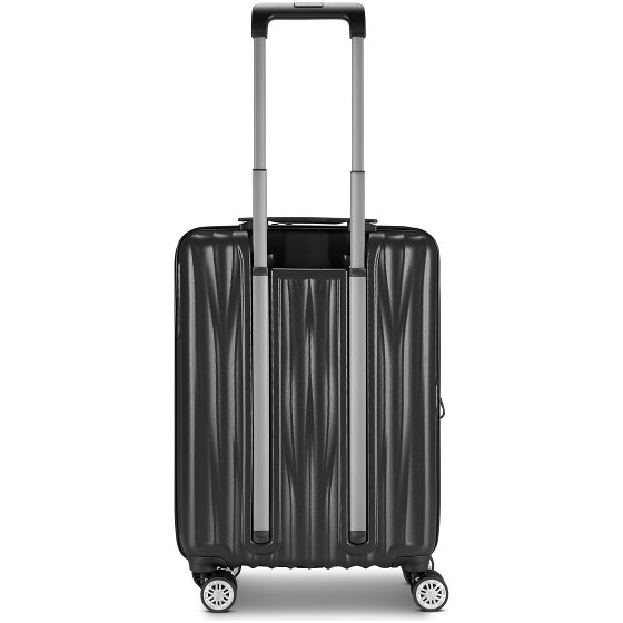 Bric's Cervia 2.0 4 roulettes Trolley de cabine S 55 cm Compartiment pour ordinateur portable avec soufflet d'extension