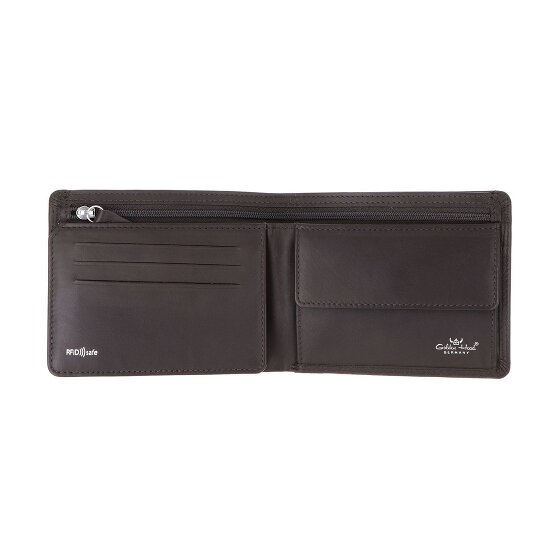 Golden Head Polo Porte-monnaie Protection RFID Cuir véritable 12.5 cm
