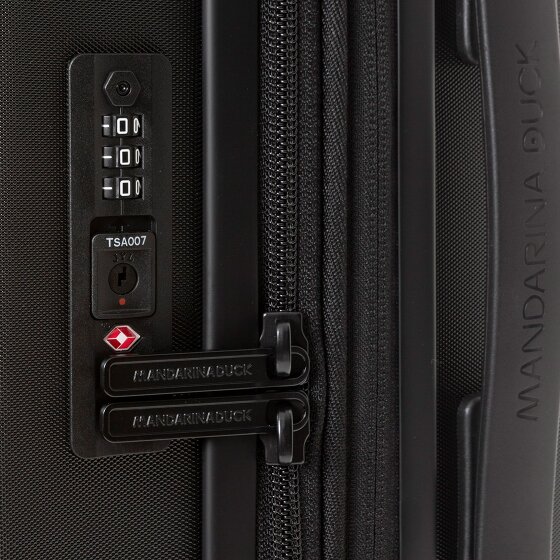 Mandarina Duck Tank Case 4 roulettes Trolley de cabine S 55 cm avec soufflet d'extension