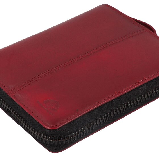 Greenburry Destressed Porte-monnaie Protection RFID Cuir 13 cm