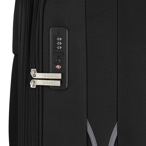 Gabol Zambia 4 roulettes Set de valises 3 pièces avec soufflet d'extension