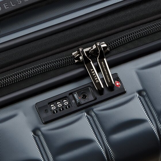 Delsey Paris Longitude 4 roues Valise cabine 76 cm '"avec soufflet d''extension"'