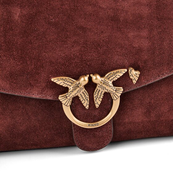 PINKO Love Satchel Big Sac à bandoulière Cuir véritable 35 cm