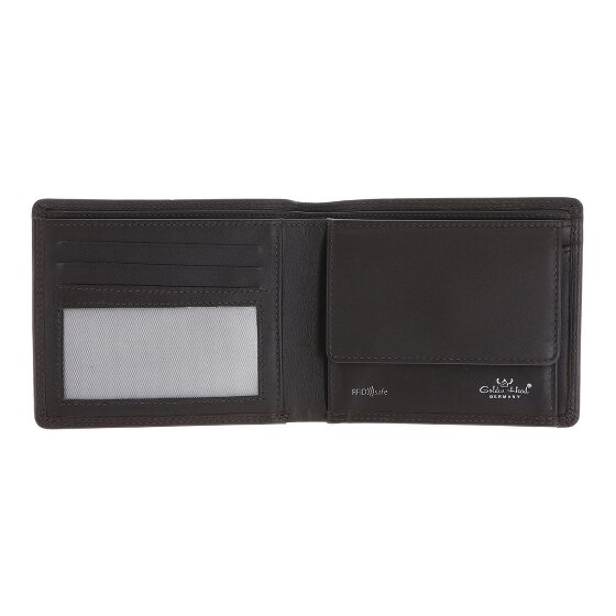 Golden Head Polo Porte-monnaie Protection RFID Cuir véritable 12 cm
