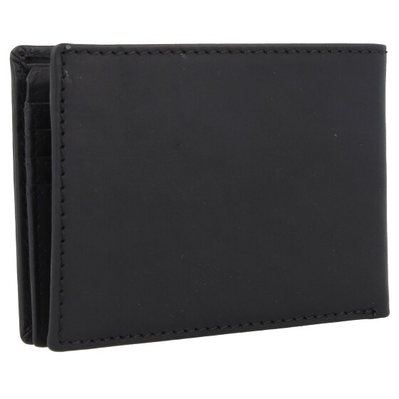 Greenburry Pure Black Porte-monnaie Protection RFID Cuir 12.5 cm
