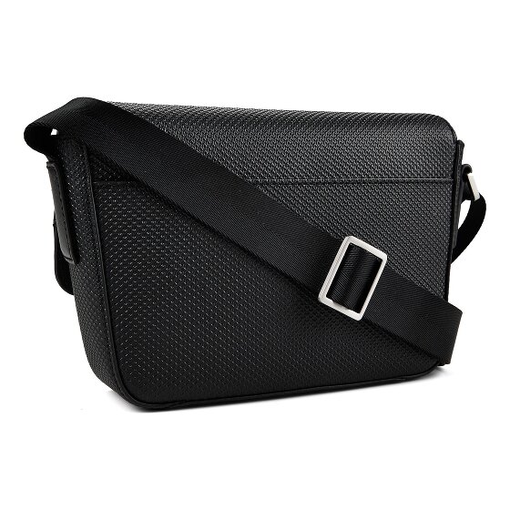Lacoste Chantaco Sac à bandoulière Cuir véritable 21 cm