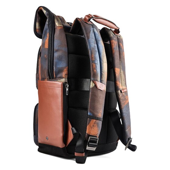 Piquadro Oberon Daypack Protection RFID 48 cm Compartiment ordinateur