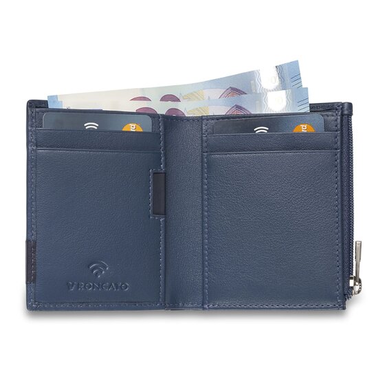 Roncato Monaco Porte-monnaie Protection RFID Cuir 8 cm