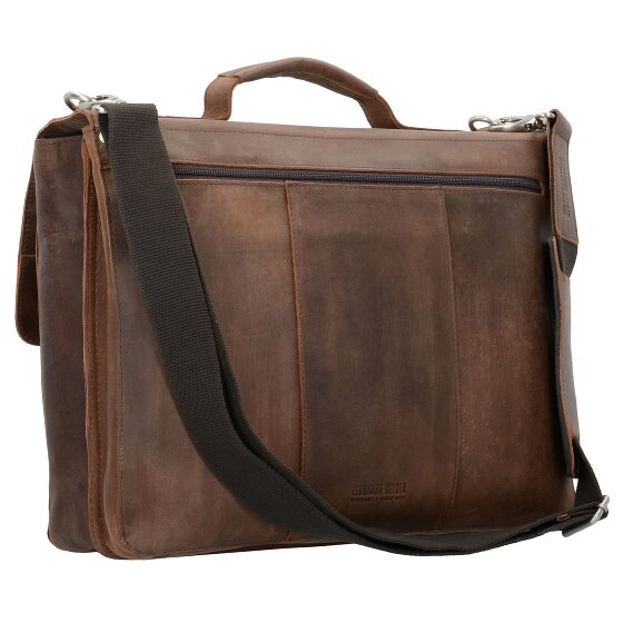 Leonhard Heyden Salisbury Porte-documents en cuir 39 cm Compartiment pour ordinateur portable