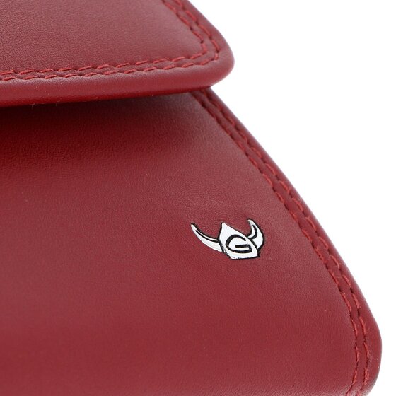 Golden Head Polo Porte-monnaie Protection RFID Cuir véritable 19.5 cm
