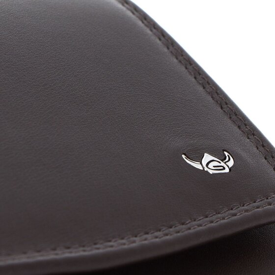 Golden Head Polo Porte-monnaie Protection RFID Cuir véritable 17.5 cm