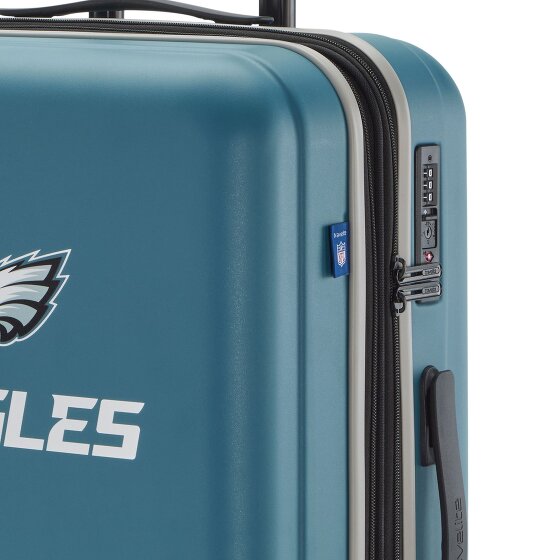 Travelite travelite x NFL 4 roues Valise cabine M 67 cm avec soufflet d'extension