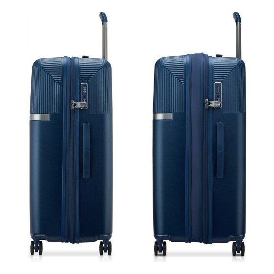 Roncato Airglam 2.0 4 roues Valise cabine 78 cm avec soufflet d'extension