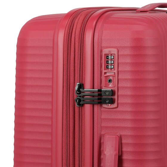 Travelite Air Stripe 4 roulettes Set de valises 3 pièces avec soufflet d'extension