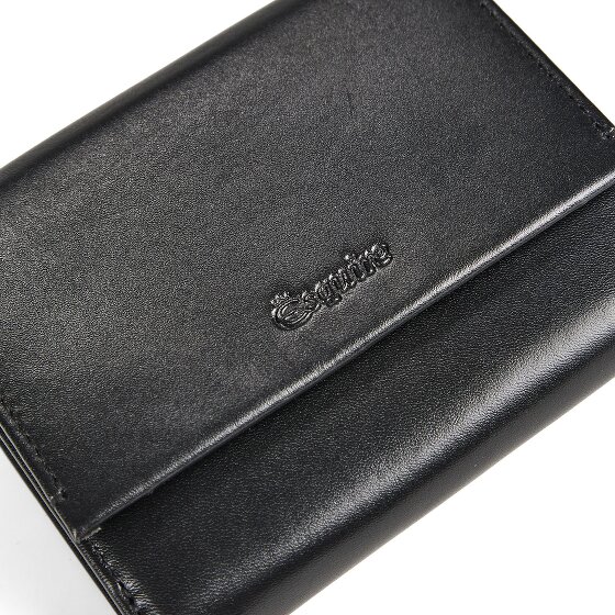Esquire Silk Porte-monnaie Protection RFID Cuir véritable 12 cm