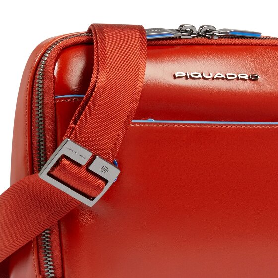 Piquadro Blue Square Sac à bandoulière Cuir véritable 21 cm