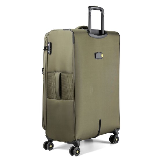 d&n Travel Line 9704 4 roues Valise cabine L 78 cm avec soufflet d'extension