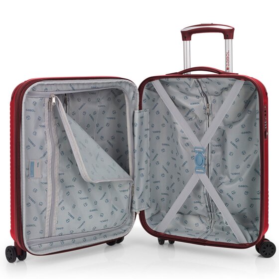 Gabol Balance XP 4 roulettes Trolley de cabine S 55 cm avec soufflet d'extension