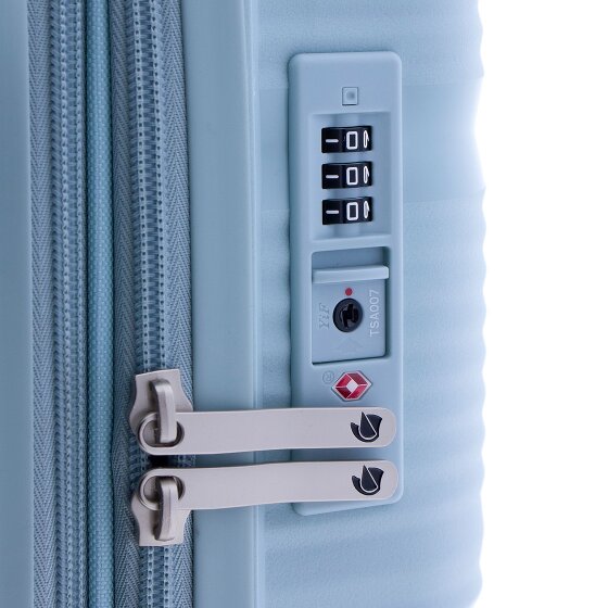 Gladiator 0800 4 roulettes Trolley 55 cm avec soufflet d'extension
