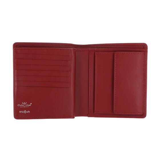 Golden Head Polo Porte-monnaie Protection RFID Cuir véritable 11.5 cm