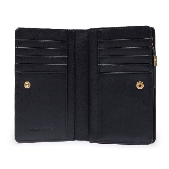 Piquadro Circle Porte-monnaie Protection RFID Cuir véritable 14.5 cm