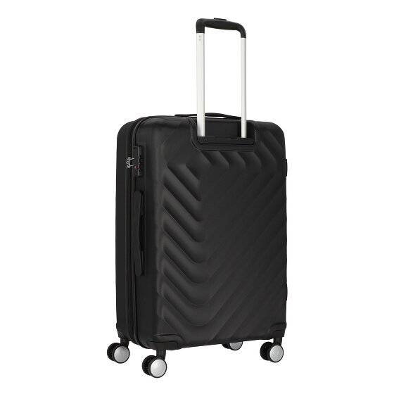 American Tourister Summer Square 4 roulettes Trolley 67 cm avec soufflet d'extension