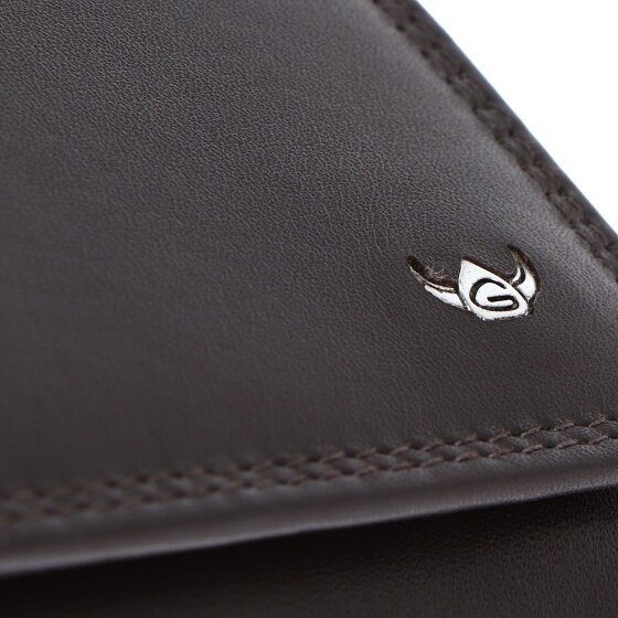 Golden Head Polo Porte-monnaie Protection RFID Cuir véritable 19 cm