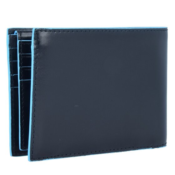 Piquadro Blue Square Porte-monnaie Cuir véritable 12.5 cm