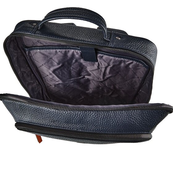 Braun Büffel Novara Sac à dos professionnel Cuir véritable 40 cm Compartiment ordinateur