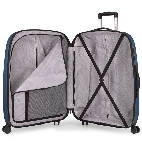 Gabol Paradise XP 4 roulettes Trolley L 77 cm avec soufflet d'extension