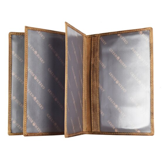 Greenburry Porte-cartes d'identité Vintage Hirsch en cuir 12 cm
