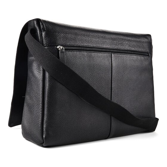 Strellson Kennington Besace Cuir véritable 38 cm Compartiment ordinateur