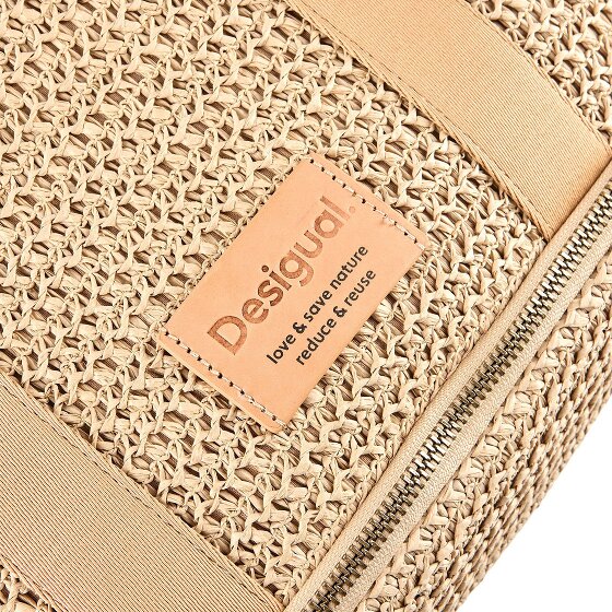 Desigual Raffia Sac à bandoulière 29 cm avec soufflet d'extension