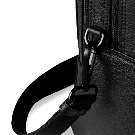 bugatti Black Porte-documents Cuir 38 cm Compartiment pour ordinateur portable