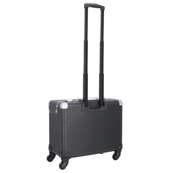 Alumaxx Valise de pilote à 4 roulettes 47 cm, compartiment pour ordinateur portable