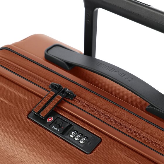 Travelite Dynamiic 4 roulettes Trolley 66 cm avec soufflet d'extension