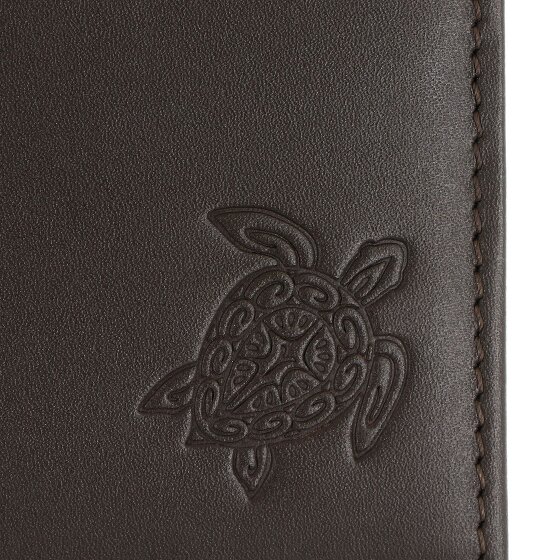 oxmox Leather Porte-monnaie Protection RFID Cuir véritable 10 cm