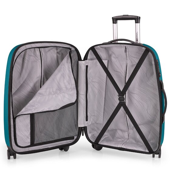 Gabol Paradise XP 4 roulettes Set de valises 3 pièces avec soufflet d'extension