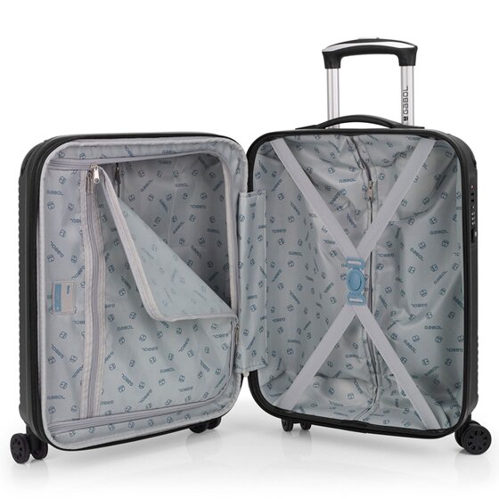 Gabol Balance XP 4 roulettes Set de valises 4 pièces avec soufflet d'extension