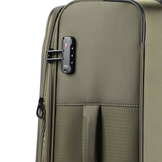 d&n Travel Line 9704 4 roulettes Set de valises 3 pièces avec soufflet d'extension