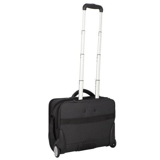 Dermata 2 roulettes Trolley d'affaires 44 cm Compartiment pour ordinateur portable