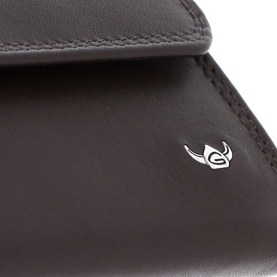 Golden Head Polo Porte-monnaie Protection RFID Cuir véritable 19.5 cm
