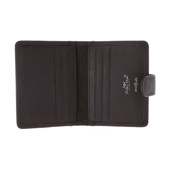 Golden Head Polo Étui pour cartes de crédit Protection RFID Cuir véritable 8 cm